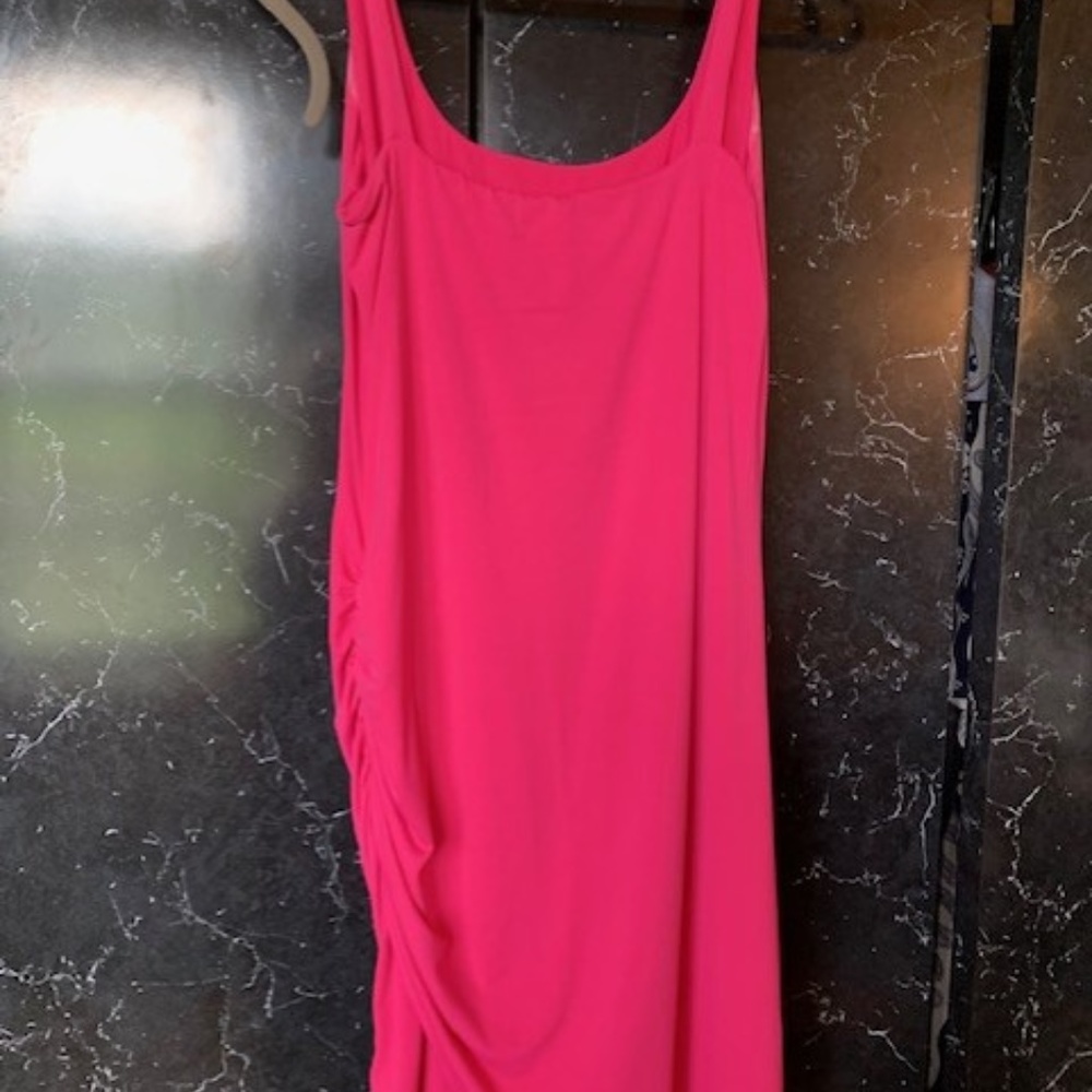 Very casual bright cotton casual dress
